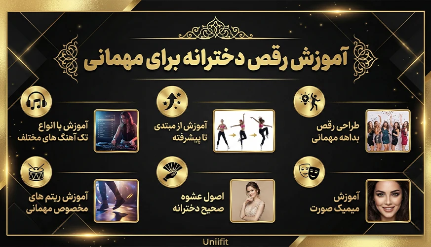 آموزش رقص دخترانه برای مهمانی - یونیفیت